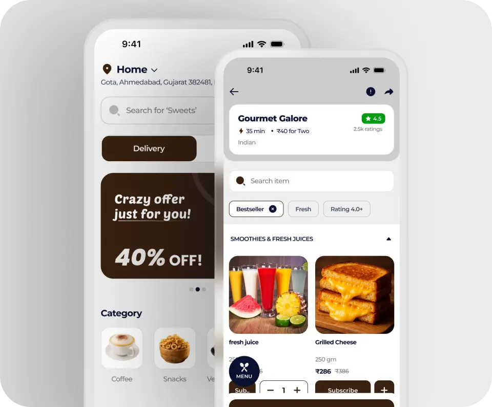 Cafe pre-order and mobile app ordering system by Deonde