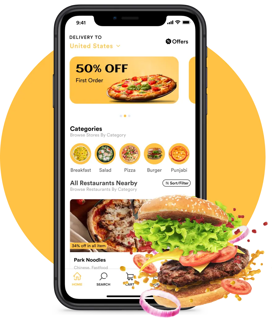 Deonde platform powering a Glovo-like delivery marketplace