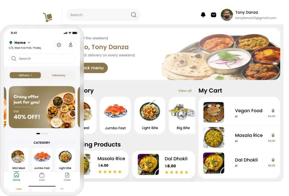 White-label home-cooked food delivery platform by Deonde