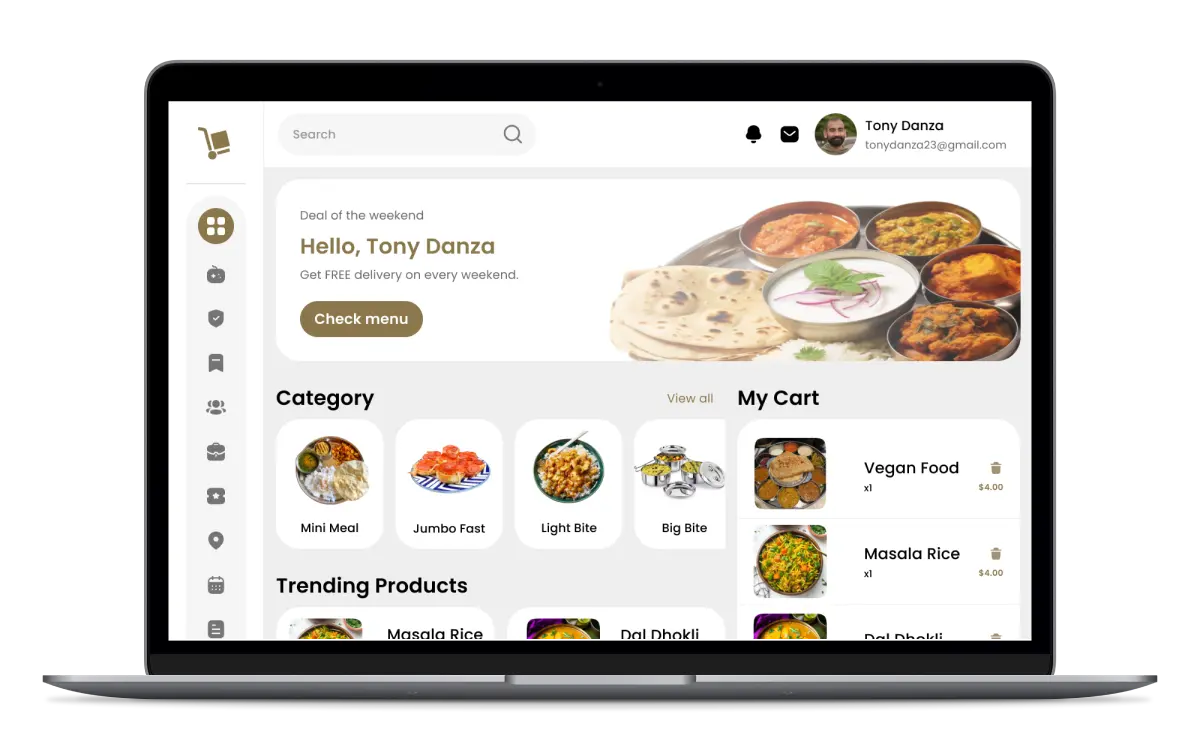 Pre-order and subscription meal system for home-cooked food delivery