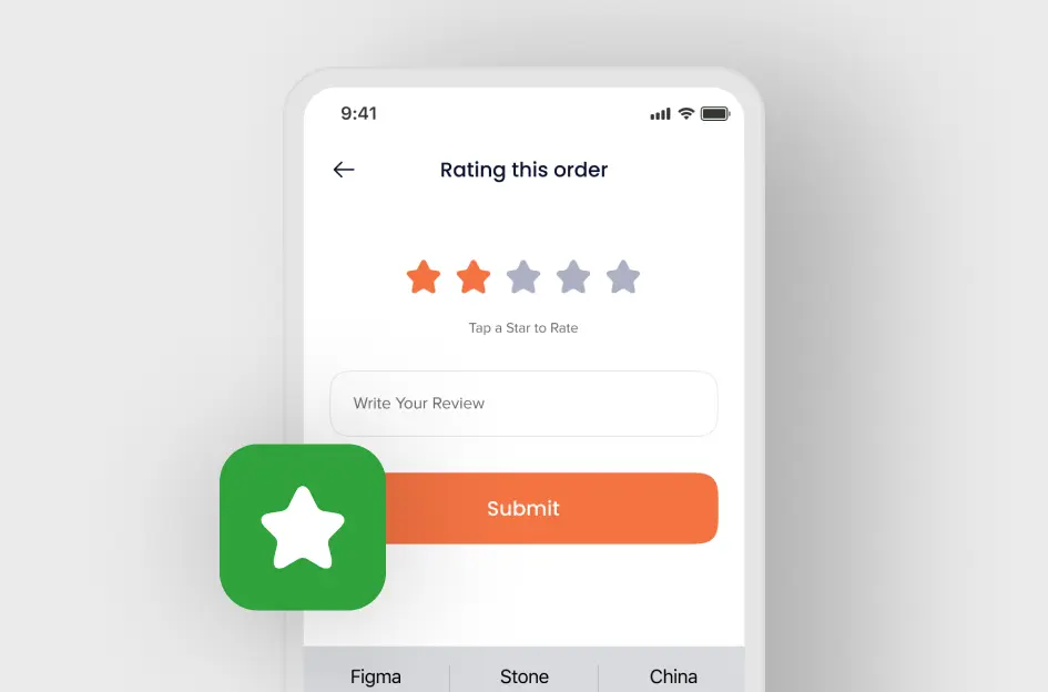Restaurant review management software — rating dashboard and review response tools