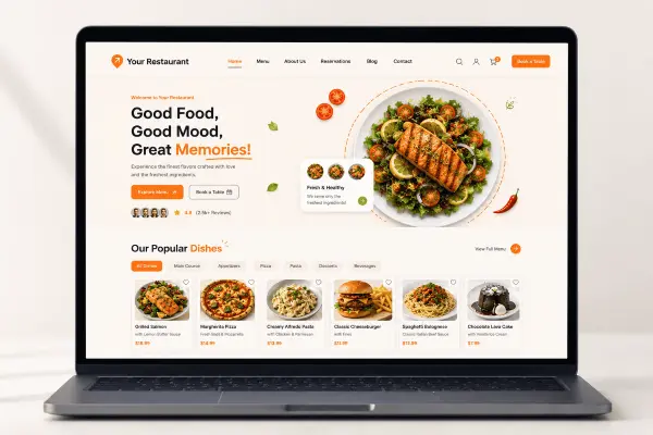Build a restaurant website that increases revenue